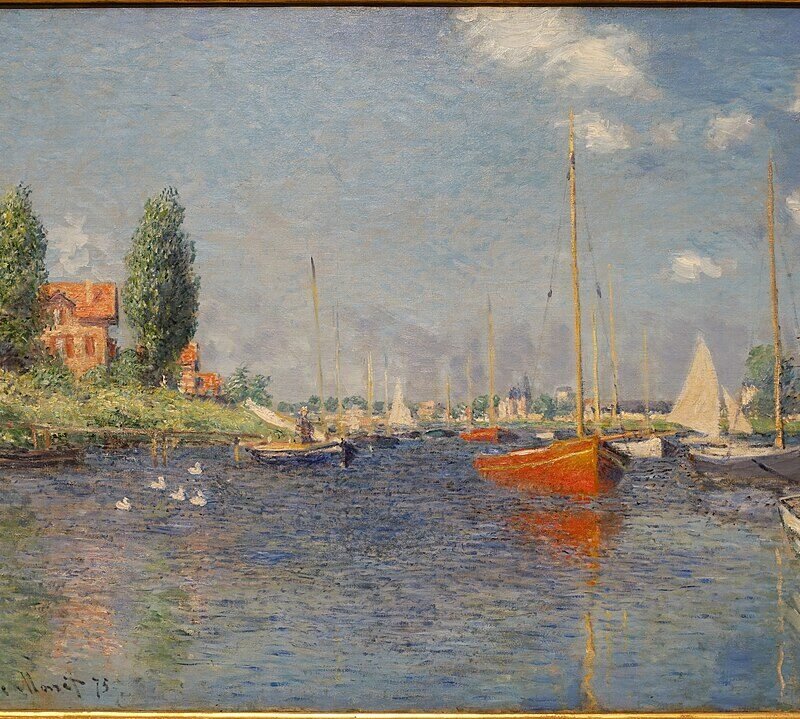 Red Boats at Argenteuil