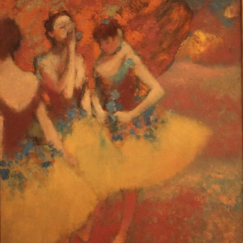 Three Dancers in Yellow